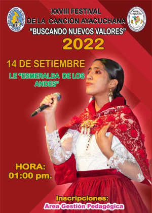 XXVIII FESTIVAL DE LA CANCIÓN AYACUCHANA 2022