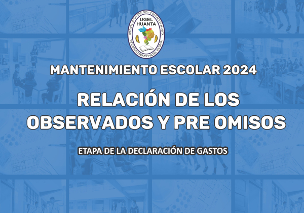 RELACIÓN DE LOS OBSERVADOS Y PRE OMISOS