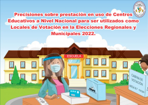 Precisiones sobre prestación en uso de centros educativos a nivel nacional para ser utilizados como locales de votación en la Elecciones Regionales y Municipales 2022.